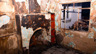 Muğla'da şehit ailesinin evin yanması