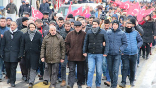 Nevşehir'de İstanbul'daki terör saldırısına tepki yürüyüşü yapıldı