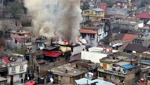 Kahramanmaraşta öğrenci yurdunda yangın paniği