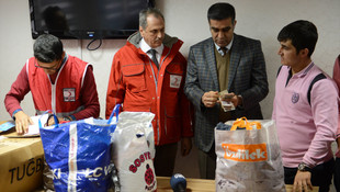 Öğrencilerden sınır ötesine insani yardım