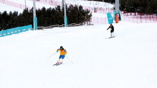 Palandöken'de hafta sonu yoğunluğu