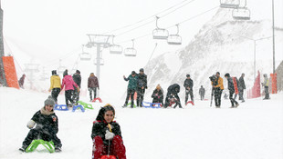 Palandöken'de kayak keyfi