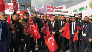 Roman vatandaşlardan Şehitler Tepesi'ne ziyaret