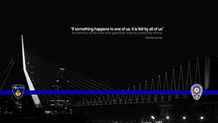 Rotterdam'dan Türk polisine anlamlı destek