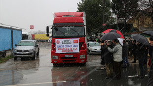 Sakarya'dan Haleplilere 21 tır yardım