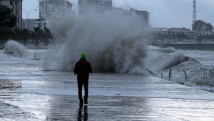 Samsun'da kar yağışı