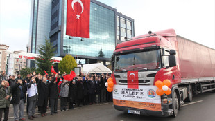 Samsun'dan Halep'e yardım