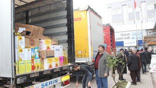 Samsun'dan Halep'e yardım