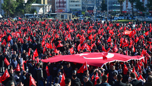 Şanlıurfa'da teröre lanet yürüyüşü