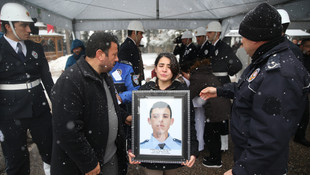 Şehit polis memuru Bozgeyik için tören