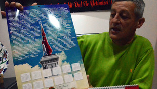 Şehitlerin hatıraları takvim yapraklarında yaşatılacak