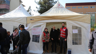 Siirt'te Halepliler için yardım kampanyası