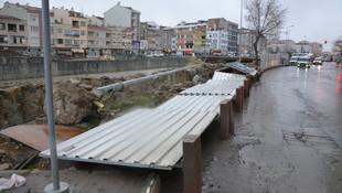 Silivri'de fırtına