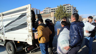 Sivas'tan Halep'e 4 tır yardım gönderildi