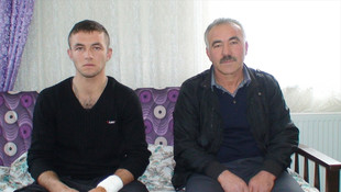 Sivil otobüsten indi, patlama meydana geldi