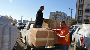 Sur Belediyesinden Halep'e yardım