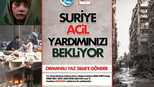 Suriye acil yardımınızı bekliyor kampanyası