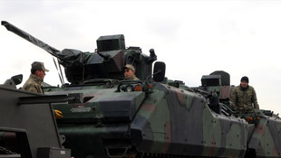 Suriye sınırına askeri sevkiyat