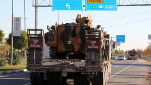 Suriye sınırına sevkiyat