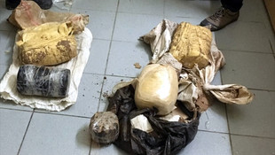 Suriye sınırında patlayıcı ele geçirildi