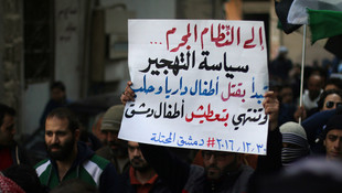 Suriye'de Esed karşıtı gösteriler