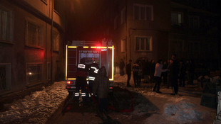 Suriyeli ailenin kaldığı evde yangın