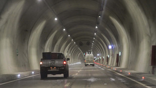 Sürücüler Ilgaz Tünelinden memnun