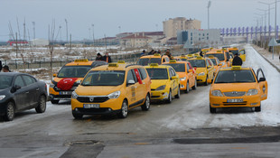 Taksicilerden terör saldırılarına tepki