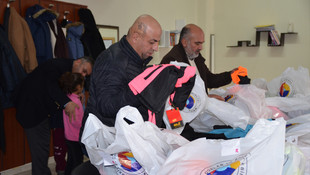 Terör mağduru öğrencilere giyecek yardımı