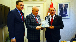 TGK Başkanı Kolaylı'dan Vali Çiçek'e ziyaret