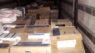 Tırda 133 bin kaçak sigara ele geçirildi
