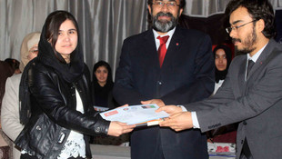 Türkçe kursunu bitiren Afgan öğrenciler sertifika aldı