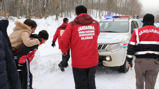 Uludağ'da kaybolan 6 kişi kurtarıldı