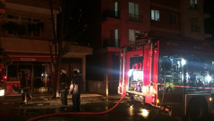 Ümraniye'de yangın