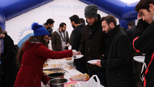 Üniversite öğrencilerinden Halep'e yardım kampanyası