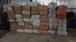 Van'da kaçak sigara operasyonu