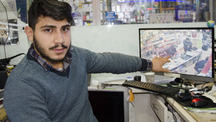 Yardım isteme bahanesiyle bağış kutusunu çaldı