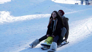 Yıldıztepe'de kayak sezonu başladı