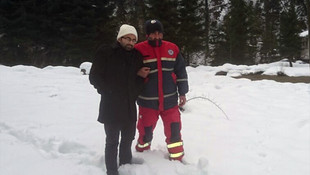 Yol kapanınca hastaneye Gürcistan üzerinden kaldırıldı