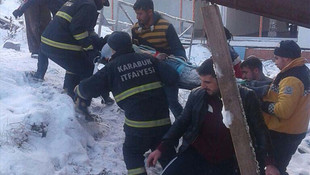 Yüksekten düşen işçi kalp masajıyla hayata döndü