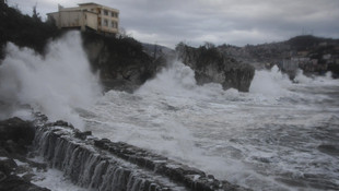 Zonguldak'ta fırtına