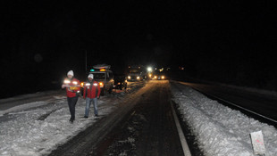 Zonguldak'ta ulaşıma kar engeli
