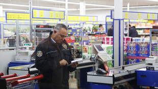 Adana'da marketten gasp