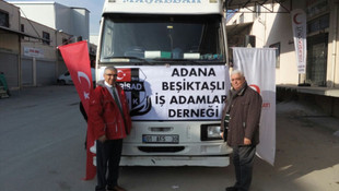 Adana'dan Haleplilere yardım