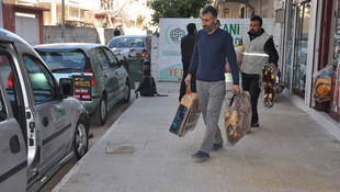 Adıyaman'da Suriyeli ailelere yardım