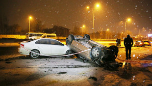 Ankara'da trafik kazası: 1 ölü, 1 yaralı