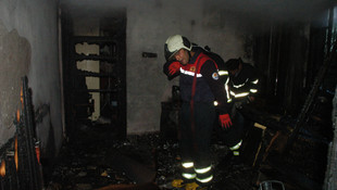 Annesinin evde bıraktığı çocuk yangında hayatını kaybetti