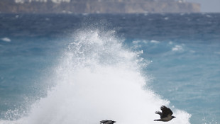 Antalya'da fırtına