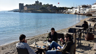 Bodrum'da ocak güneşi