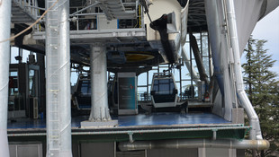 Bursa'da teleferik seferleri iptal edildi